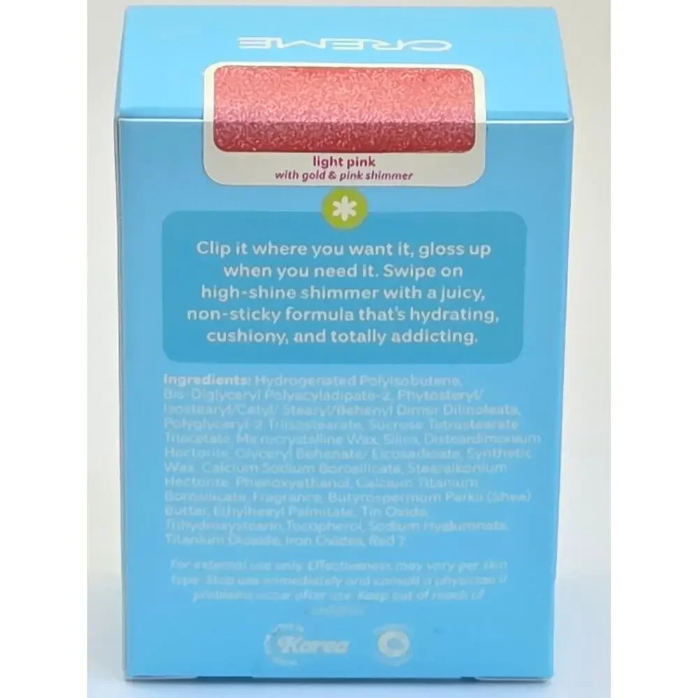 $7 Add-On The Crème Shop Shimmer Pop Clip-On Lip Gloss Shimmer